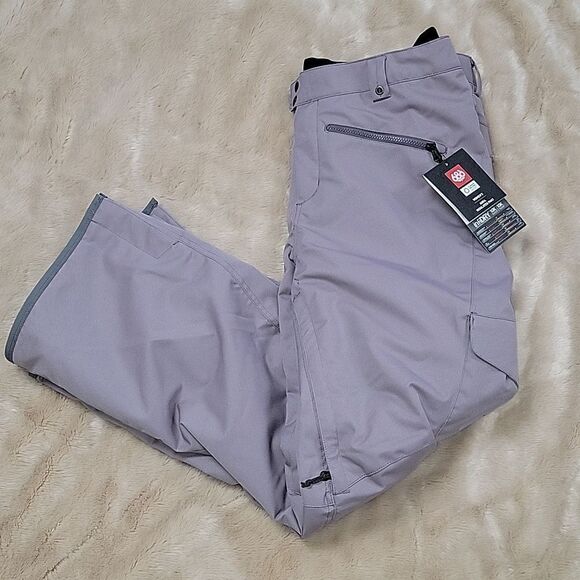 686 AURA INSULATED CARGO SKI SNOWBOARD PANTS, DUSTY ORCHID, SIZE XL - NEW - Picture 1 of 14